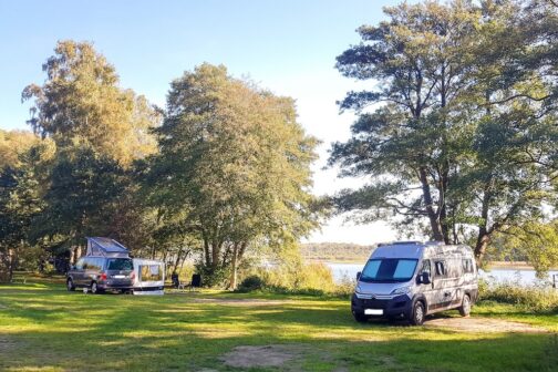 Natur und Strandcamping am Jabelschen See - Duitsland