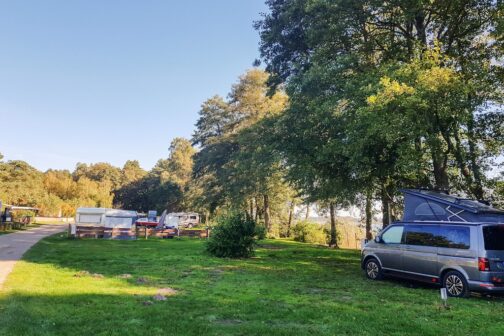 Natur und Strandcamping am Jabelschen See - Duitsland